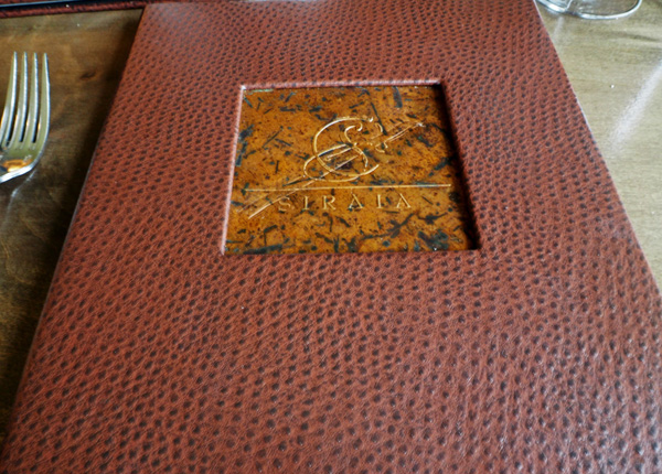 Siraia Menu