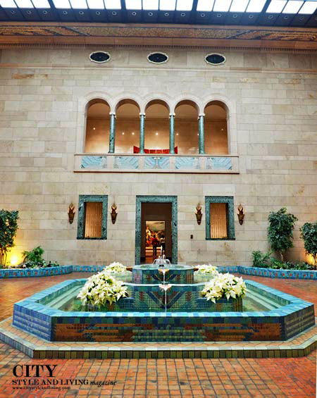 The stunning Storz Fountain Court.