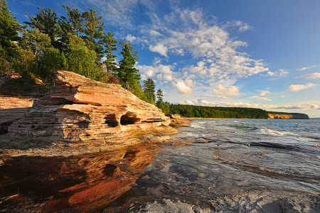 Mosquito Beach at Pictured Rocks National Lakeshore.
