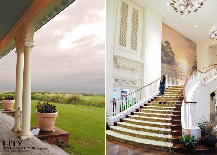 City style and living magazine style fashion blogger Kiawah island south carolina stairs