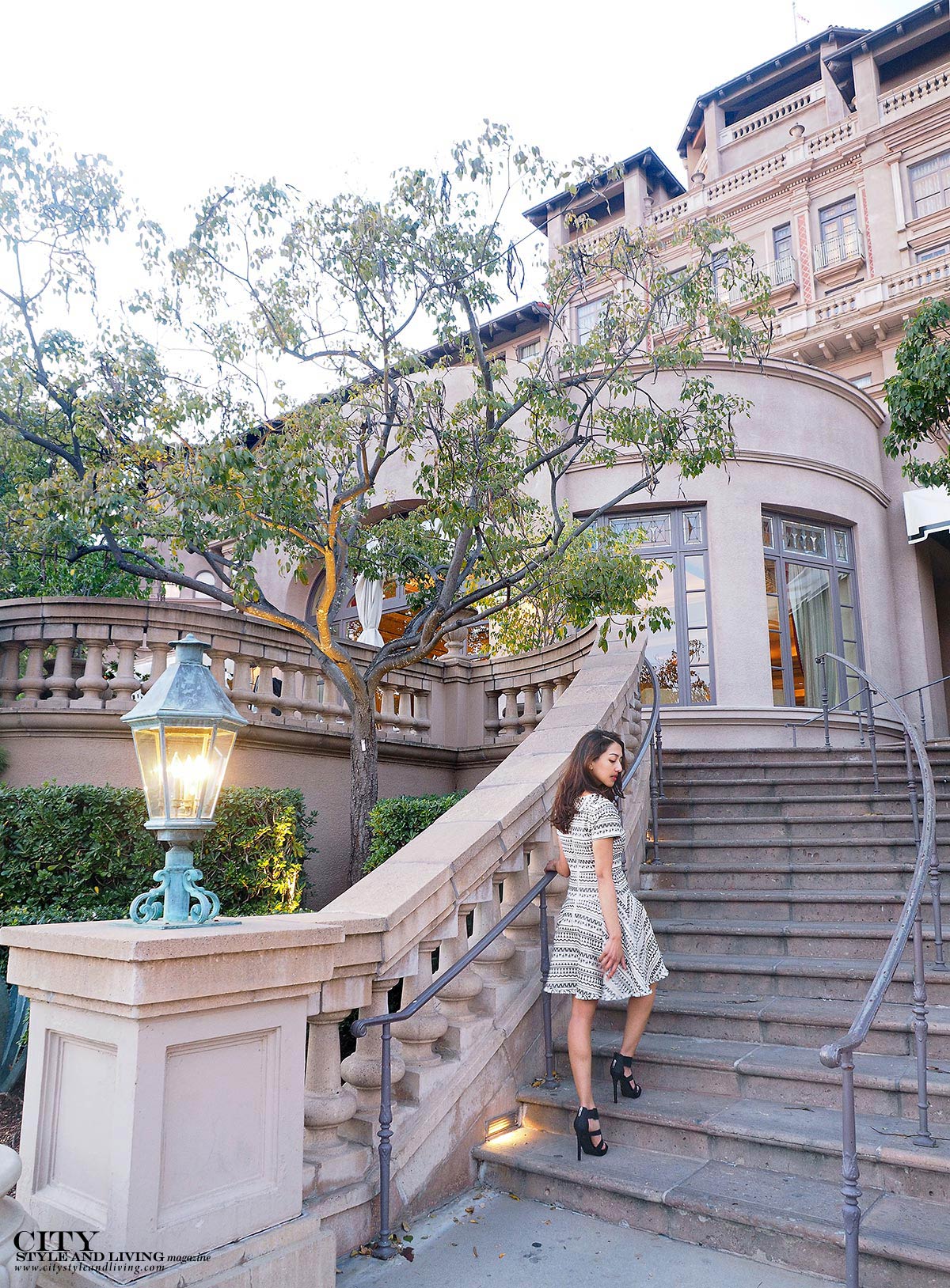 City style and living magazine staircase langham pasadena