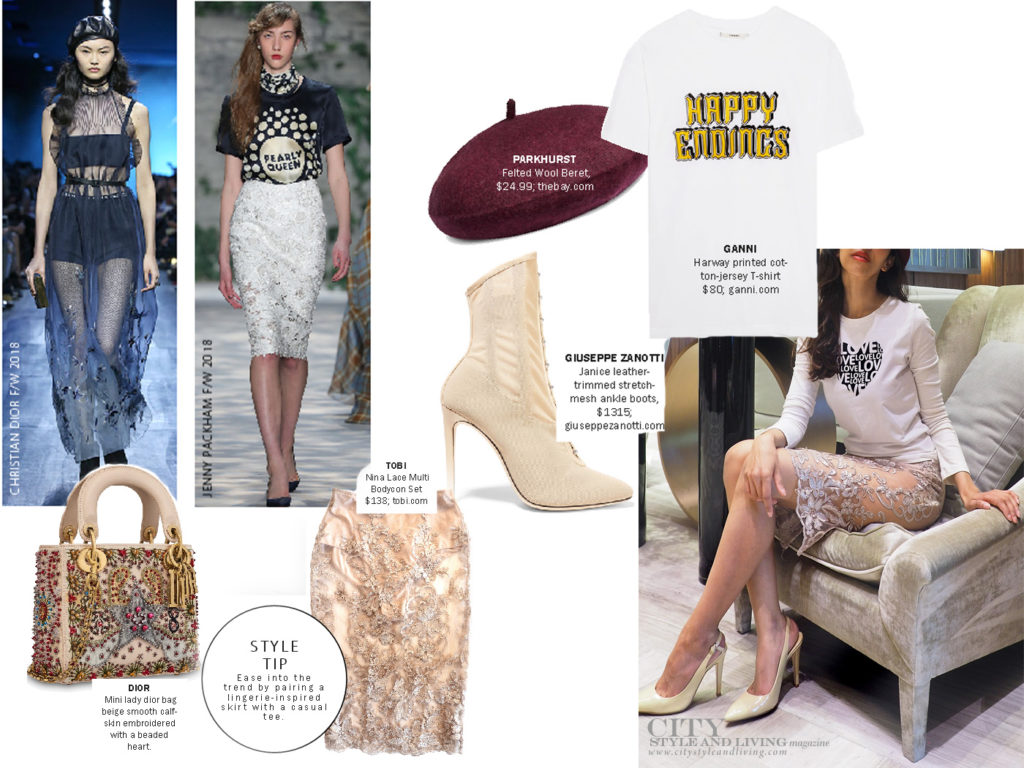 City Style and Living Magazine Winter 2017 holiday sheer dressing