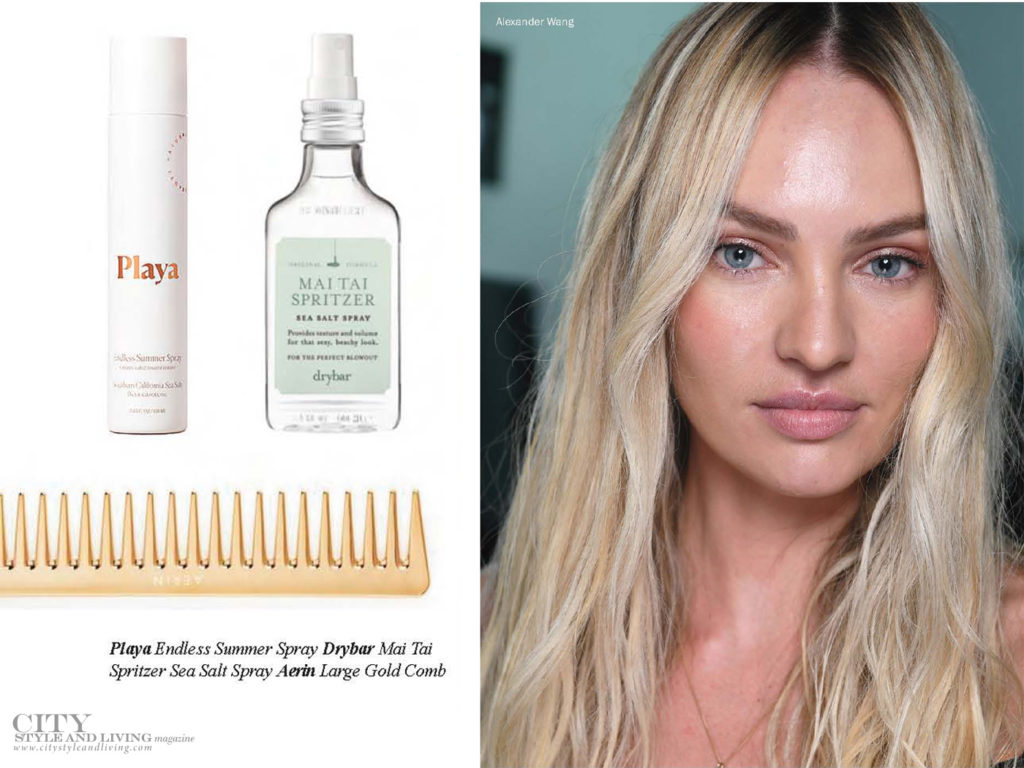City Style and Living Magazine Beauty Summer 2018 Beach waves