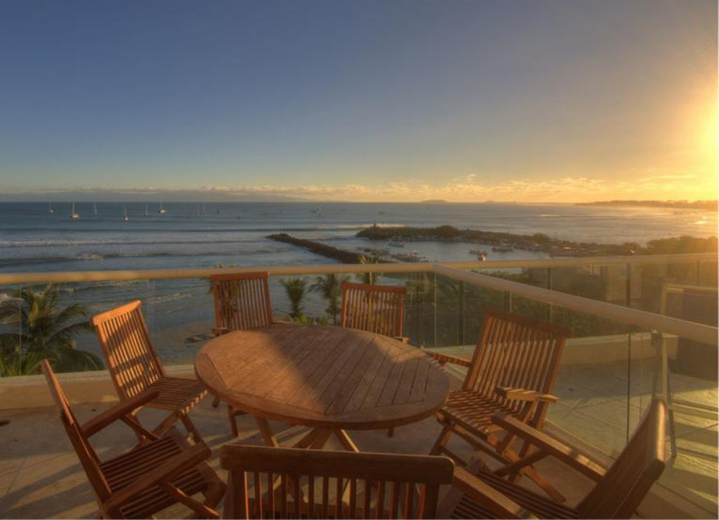 City Style and Living Magazine Fall 2018 El Farito Balcony at sunset booking