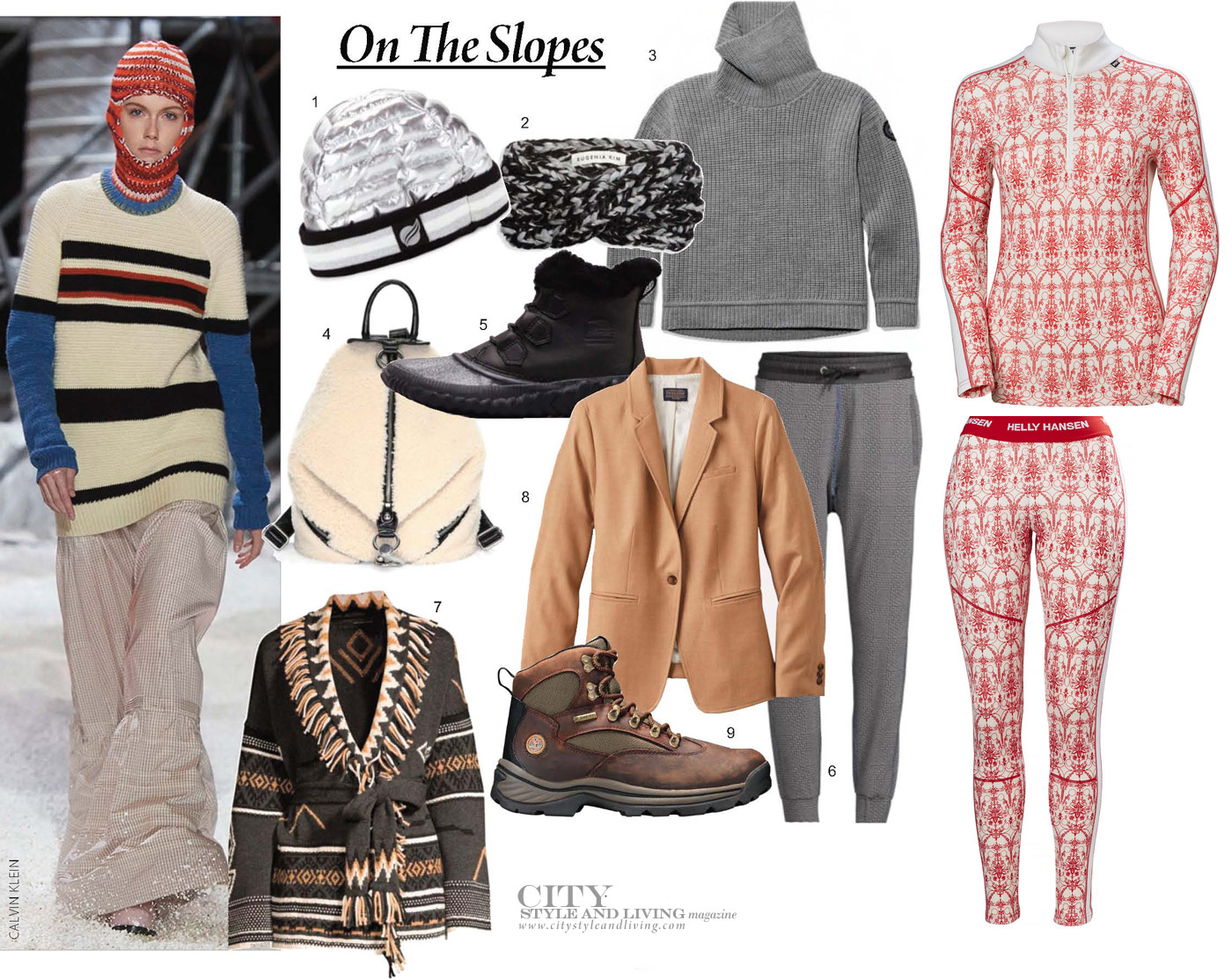 City Style and Living Magazine Winter 2018 apres ski gear
