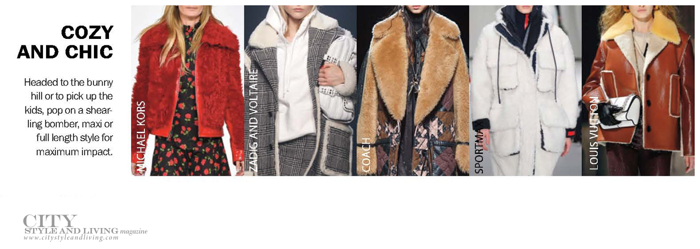 City Style and Living Magazine Winter 2018 Comfy fashion