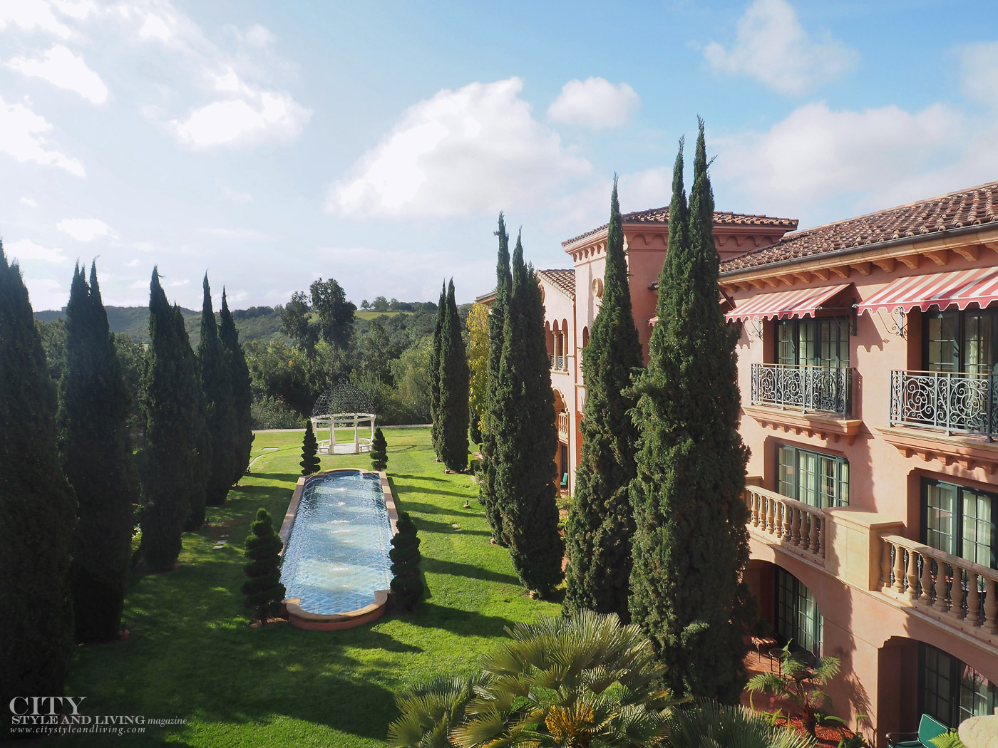 City Style and Living Magazine Summer 2019 Fairmont grand del mar san diego mediterranean fountain